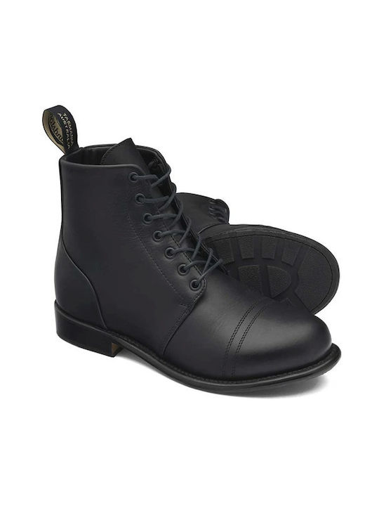 Blundstone Leder Damen Knöchelstiefel Schwarz