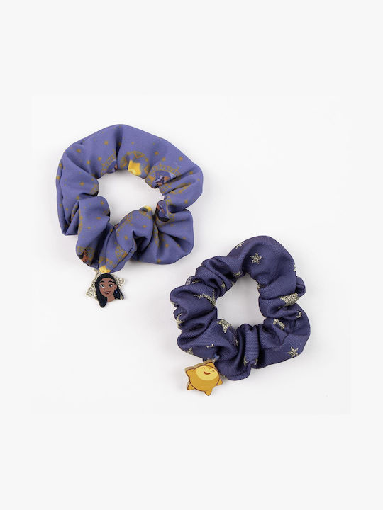 Cerda Σετ Παιδικά Λαστιχάκια Scrunchies Μωβ 2τμχ