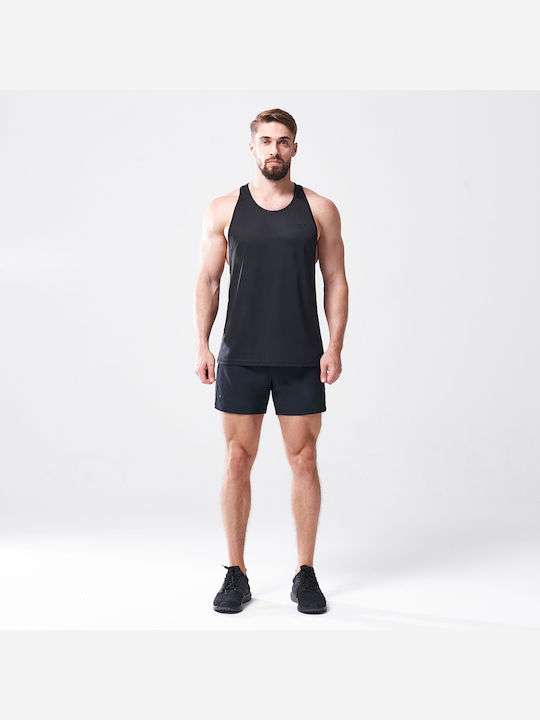 Squatwolf Men's Athletic Sleeveless Blouse Black