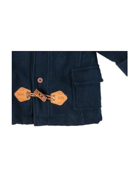 Mamma Natura Kids Casual Jacket with Hood Navy Blue