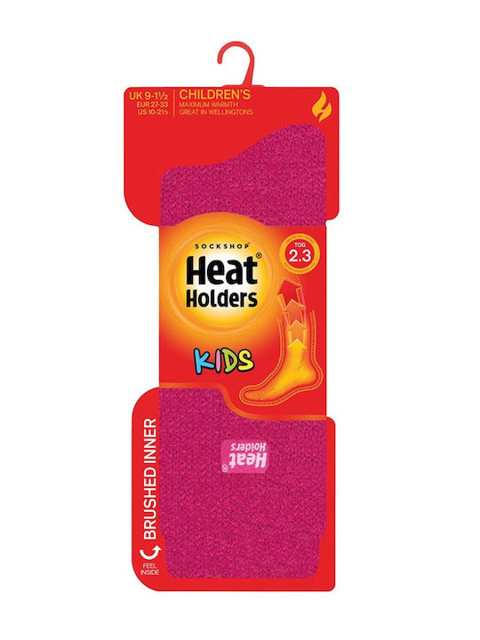 Heat Holders Αθλητικές Παιδικές Κάλτσες Μακριές Φούξια