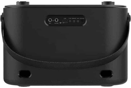 W-King W-King Karaoke Speaker with Wireless Microphones and Lighting Effects H10 Black