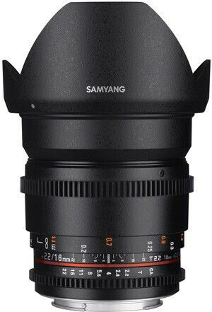 Samyang Crop Camera Lens Wide Angle for Sony A Mount Black