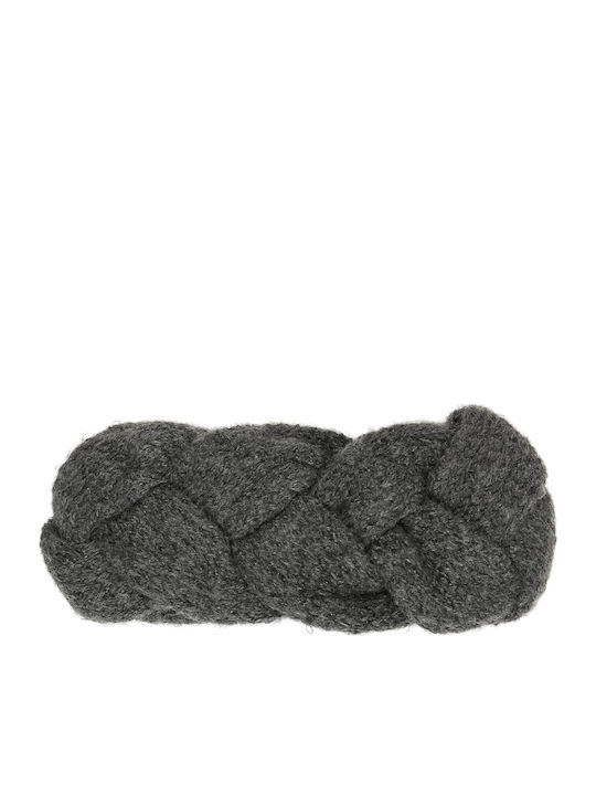 Γυναικείο Headband Πλεκτό σε Γκρι χρώμα
