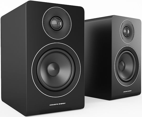 Acoustic Energy AE100-2 Двойка Hi-Fi Говорители Bookself 120W 2 Брой шофьори Ш16.5xД25xВ29см. Черен