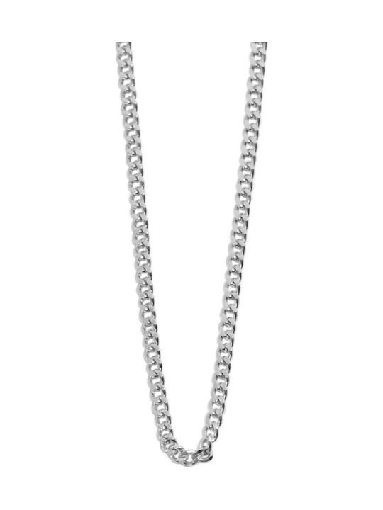Akzent Silver Chain Neck Thin Thickness 1mm
