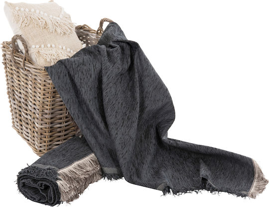 HomeMarkt Dreamtopia Ριχτάρι Πολυθρόνας Chenille 245x170εκ. Πετρόλ