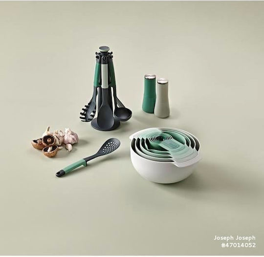 Joseph Joseph Set de Gătit din Silicon cu Suport Verde