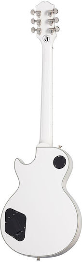 Epiphone Prophecy Chitară Electrică Tăietură unică cu HH Configurație Doze Albă