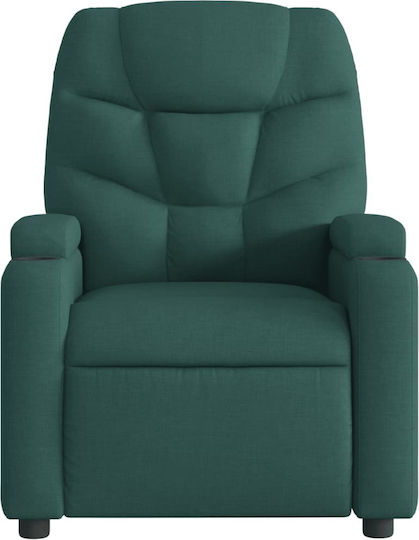 Relaxsessel Friseurwaschbecken mit Fußhocker Dark Green 74x89x100cm