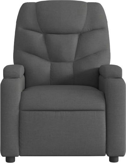 Relaxsessel Friseurwaschbecken mit Fußhocker Dark Grey 74x89x100cm