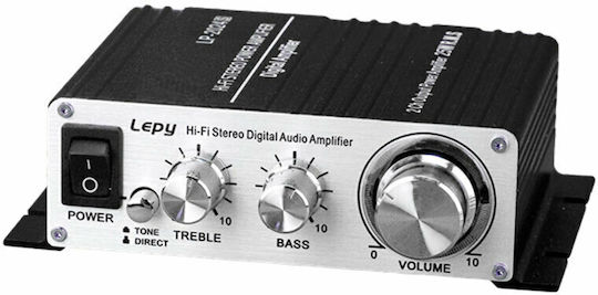 Lepy LP-2024S Integrated Hi-Fi Amplifier Stereo 25W/4Ω Black