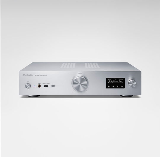 Technics SU-GX70 EG-S Ολοκληρωμένος Ενισχυτής Hi-Fi Stereo 40W/8Ω Ασημί