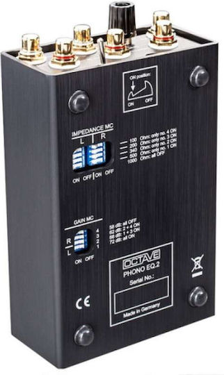 Octave Phono EQ.2 Preamplifier Hi-Fi Stereo 0233014 Black