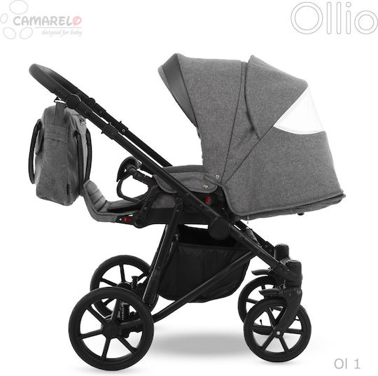 Camarelo Olio Adjustable 2 in 1 Baby Stroller Suitable for Newborn Navy Blue