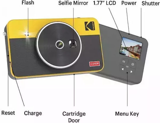 Kodak Mini Shot 2 Instant Camera Retro