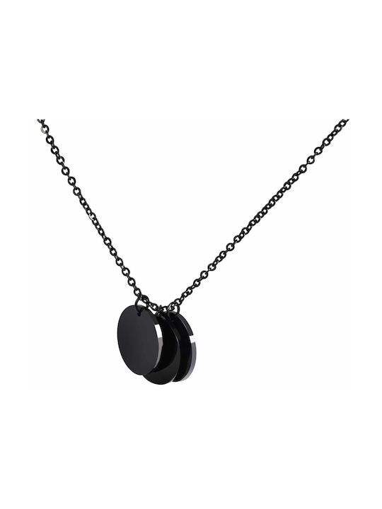 Akzent Necklace from Steel Black