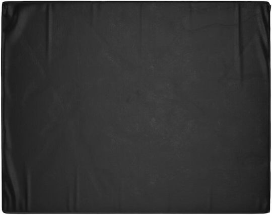vidaXL Προστατευτικό Κάλυμμα Τραπεζαρίας 180x135x80εκ. σε Μαύρο Χρώμα