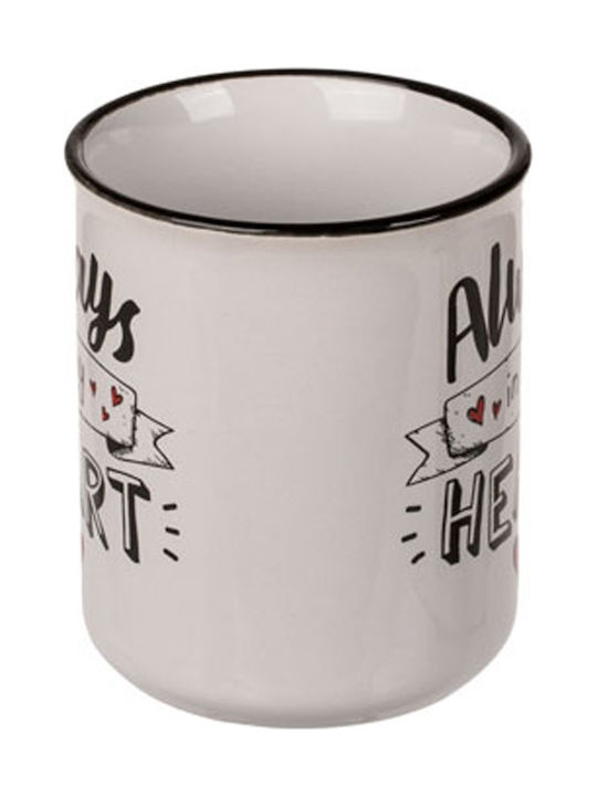 InnovaGoods Always In My Heart Ceramic Cup 300ml