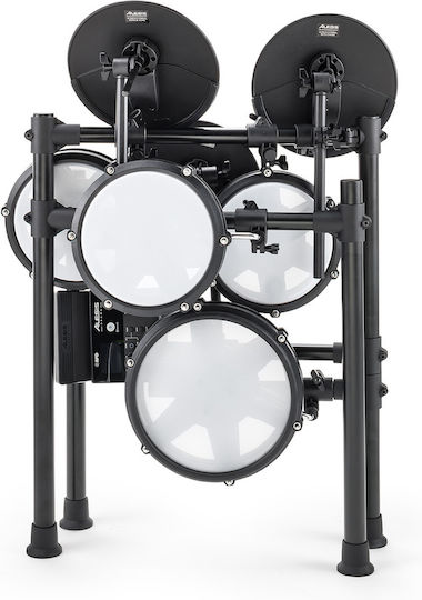 Alesis Elektronische Drumsets Nitro Max in Schwarzes Farbe mit Hocker, Mit Kopfhörern & Mit Baguettes