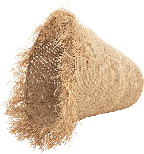 HomeMarkt Κρεμαστό Φωτιστικό Καφέ Boho Καμπάνα με Ντουί E27 100x100x100εκ.