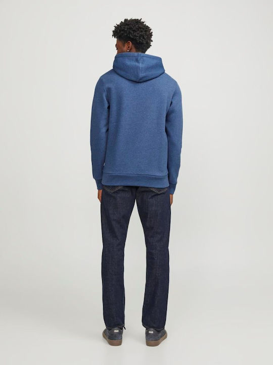 Jack & Jones Ανδρικό Φούτερ με Κουκούλα Ensign Blue