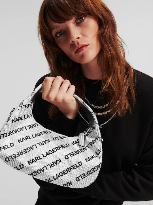 Karl Lagerfeld Women's Bag Handheld Silver