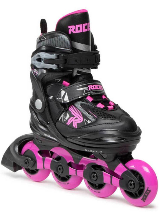 Roces Moody Inline Αυξομειούμενα Rollers Μαύρα Παιδικά