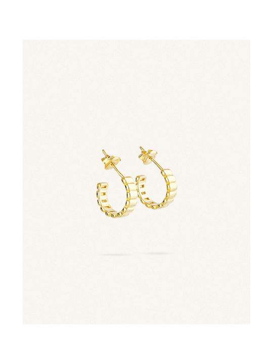 Earrings made of Silver Gold Plated