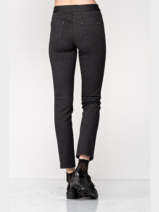 Edward Jeans Femei Tesatura Pantaloni Negru