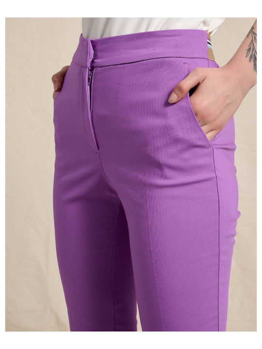 Passager Women's Fabric Trousers Purple