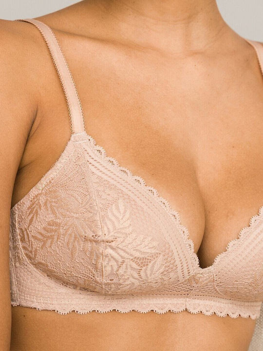 Triangle Triangle Bra without Underwire Beige