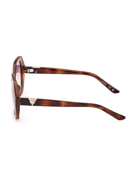 Guess Women's Sunglasses with Brown Tartaruga Plastic Frame and Brown Gradient Lens GU7879S 53Z