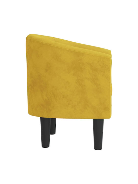 Armchair Yellow 70x56x68cm