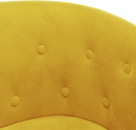 Armchair Yellow 70x56x68cm
