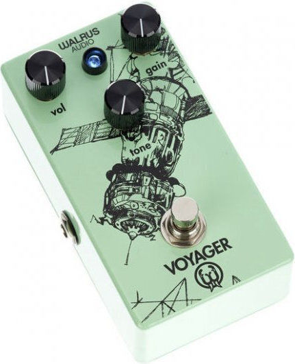 Walrus Audio Voyager Preamp/Overdrive Педал Предусилвател Изкривяване Електрическа китара и Електрически бас