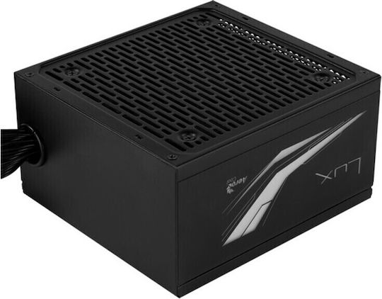 Aerocool LUX RGB 650W Черен Компютърно захранване Полумодулни 80 Plus Bronze