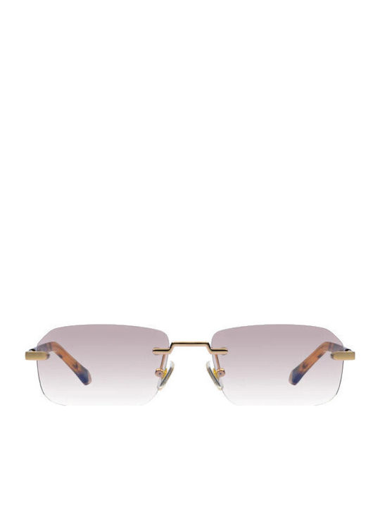 De Sunglasses Γυαλιά Ηλίου Χρυσά με Μεταλλικό Σκελετό De Sunglasses Γυαλιά Ηλίου Χρυσά με Μεταλλικό Σκελετό