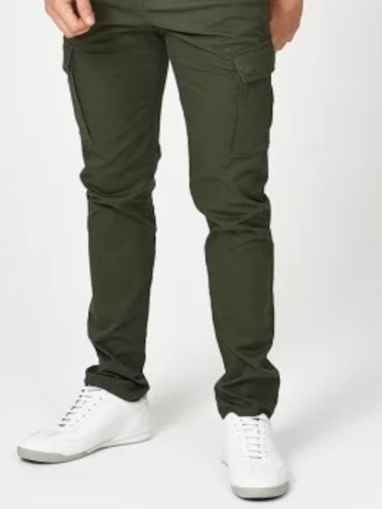 S.Oliver Men's Trousers Cargo Khaki