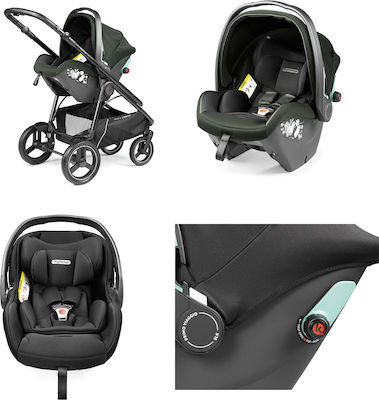 Peg Perego Veloce TC Modular Reglabil 3 în 1 Cărucior pentru copii Potrivit pentru Nou-născut City Grey