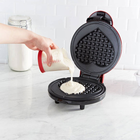 Mini Waffle Maker for Heart Waffles 350W