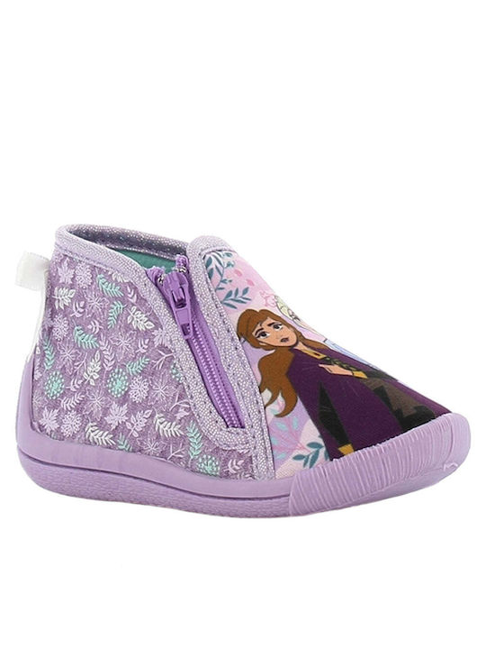 Disney Kids Slippers Boots Lilac