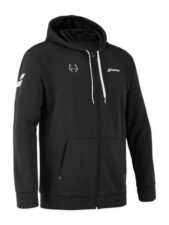 Babolat Herren Sweatshirt mit Kapuze Schwarz