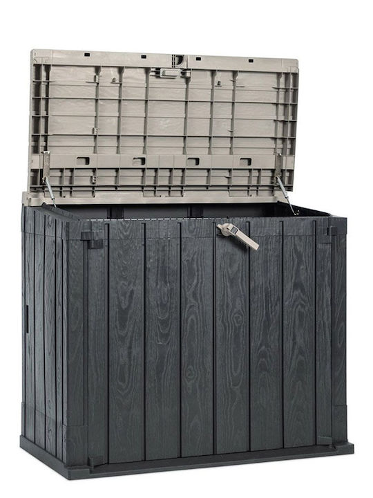 Toomax Außenlagerbox Italy Kunststoff 842Es Taupe Grey L129.5xB74.5xH111cm