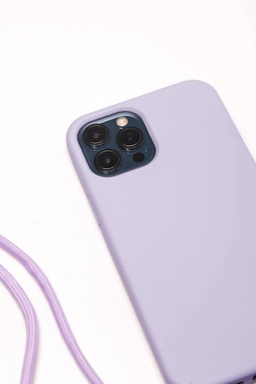 Luigi Back Cover Σιλικόνης Λιλά (IPhone 12ProMax (Apple))