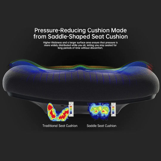 Eureka Ergonomic Офис стол с Бели Подлакътници