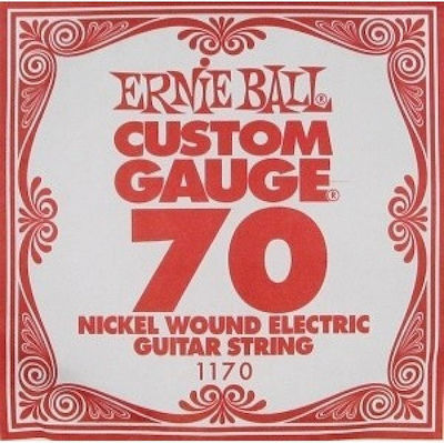 Ernie Ball Corzi Nichel Wound Individuale 3buc pentru Chitară electrică Custom Gauge .070"