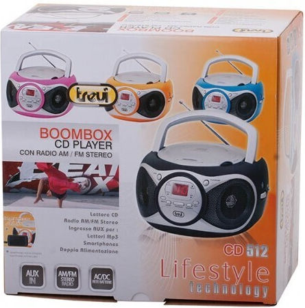Trevi CD 512 Sistem Portabil Cu CD Radio Turcoaz