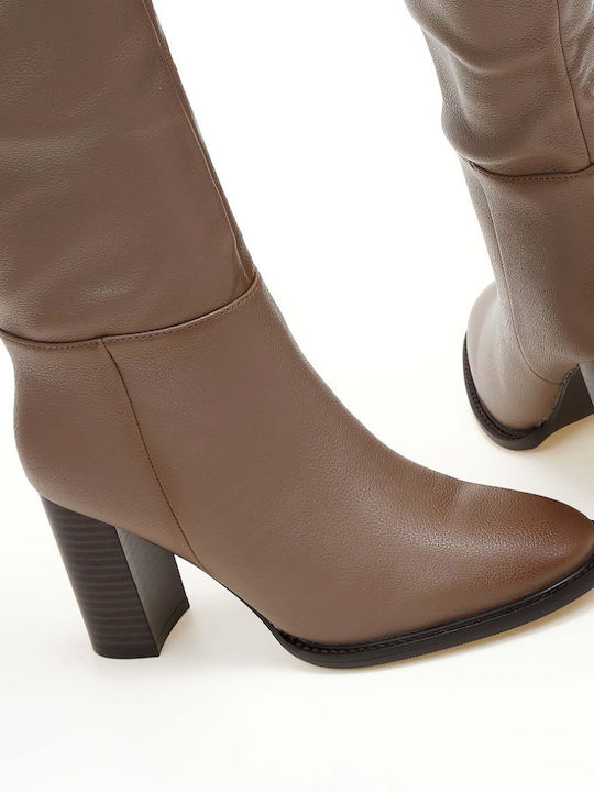 Damenstiefel Beige