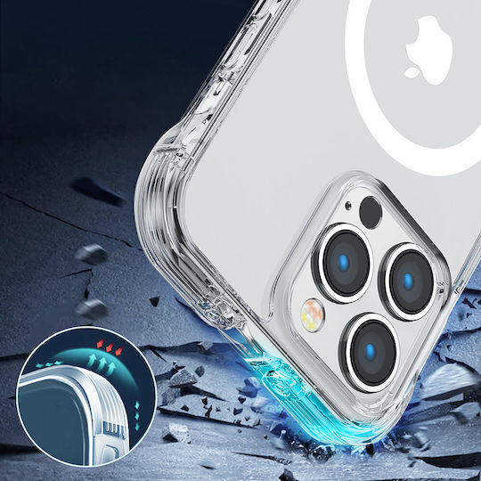 Joyroom Magnetic Defender MagSafe Back Cover Σιλικόνης Διάφανο (iPhone 14 Pro Max)